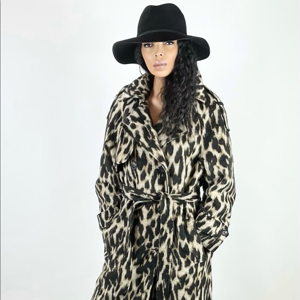 Leopard Faux Fur Coat